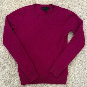 Tahari Cashmere Magenta Sweater